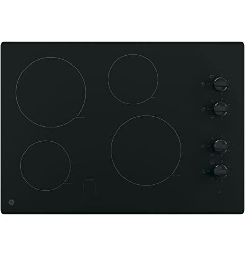 بوتاجاز GE JP3030DJBB 30 بوصة كهربائي ناعم مع 4 عناصر مشعة ، أدوات تحكم في المقبض ، إعداد تذوب الدفء ، أسود بوتاجاز GE JP3030DJBB 30 بوصة كهربائي ناعم مع 4 عناصر مشعة ، أدوات تحكم في المقبض ، إعداد تذوب الدفء ، أسود