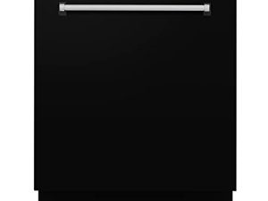 ZLINE 24 "Tallac Series 3rd Rack Tall Tub غسالة صحون باللون الأسود غير اللامع مع حوض من الفولاذ المقاوم للصدأ ، 51dBa (DWV-BLM-24)
