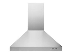 Hauslane | شفاط Chef Series WM-530 30 ”للتثبيت على الحائط | النموذج الأساسي | مدخنة جدار الفولاذ المقاوم للصدأ | شفط قوي ، فلاتر ألومنيوم سداسية الطبقات ، مصابيح LED قابلة للتغيير ، مجرى هواء 6 بوصة أو بدون مجاري