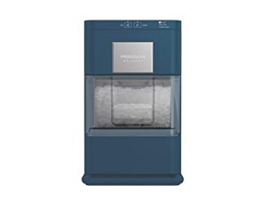 FRIGIDAIRE Gallery EFIC255 صانعة ثلج صلبة قابلة للمضغ على سطح الطاولة ، 44 رطلاً في اليوم ، تنظيف ذاتي تلقائي ، 2.0 Gen ، كحلي