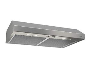 Broan-NuTone BCSEK130SS Energy Star Certified Glacier 30-inch Under-Cabinet 4-Way شفاط المطبخ القابل للتحويل مع 2-Speed Exhaust Fan and light، Stainless Steel
