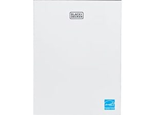 غسالة أطباق BLACK + DECKER المحمولة ، عرض 18 بوصة ، 8 إعدادات ، أبيض
