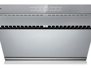 FOTILE JQG7501.G شفاط المطبخ 30 "| تصميم مسودة جانبي فريد للخزانة أو التثبيت على الحائط | شفاط تهوية المطبخ الحديث | محرك قوي | مصابيح LED | سطح زجاجي مقوى باللون الرمادي الفضي