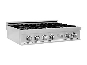 ZLINE 36 بوصة Rangetop مع 6 شعلات غاز (RT36)