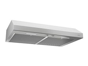 Broan-NuTone BCSEK124WW Glacier Series 24 "White Under-Cabinet ، 300 Max Blower CFM ، شفاط 1.5 Sones