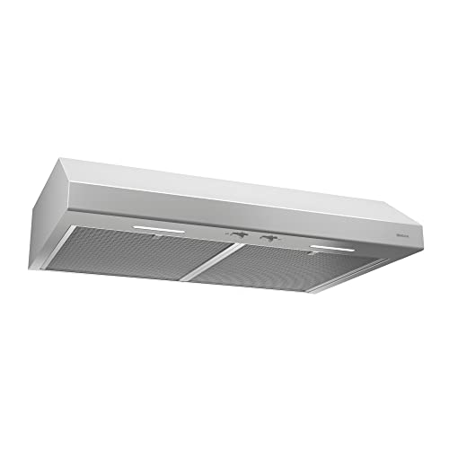 Broan-NuTone BCSEK124WW Glacier Series 24 "White Under-Cabinet ، 300 Max Blower CFM ، شفاط 1.5 Sones Broan-NuTone BCSEK124WW Glacier Series 24 "White Under-Cabinet ، 300 Max Blower CFM ، شفاط 1.5 Sones