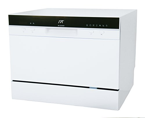 SPT SD-2224DWA غسالة صحون انيرجي ستار على سطح الطاولة بميزة تأخير التشغيل ومؤشر LED - أبيض SPT SD-2224DWA غسالة صحون انيرجي ستار على سطح الطاولة بميزة تأخير التشغيل ومؤشر LED - أبيض