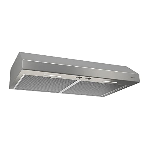Broan-NuTone BCSEK124SS Glacier Series 24 "خزانة سفلية من الفولاذ المقاوم للصدأ ، 300 Max Blower CFM ، شفاط 1.5 Sones Broan-NuTone BCSEK124SS Glacier Series 24 "خزانة سفلية من الفولاذ المقاوم للصدأ ، 300 Max Blower CFM ، شفاط 1.5 Sones