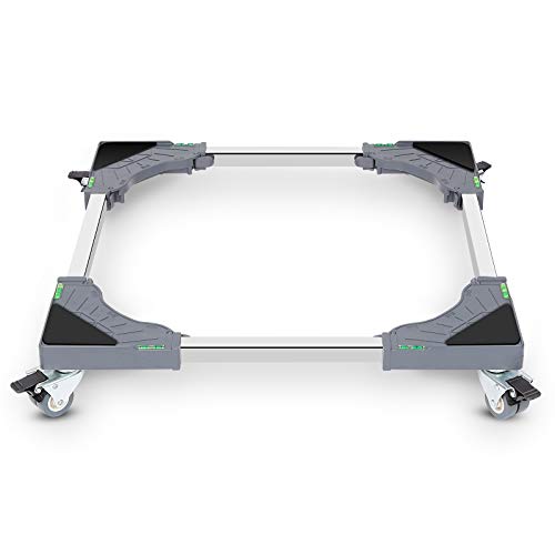 WBD WEIBIDA Appliance Dolly Cart مع 4 عجلات مزدوجة قفل للثلاجة الصغيرة حامل أثاث قابل للتعديل وقاعدة أسطوانية متحركة للغسالة والمجفف والثلاجة وقاعدة الغسيل WBD WEIBIDA Appliance Dolly Cart مع 4 عجلات مزدوجة قفل للثلاجة الصغيرة حامل أثاث قابل للتعديل وقاعدة أسطوانية متحركة للغسالة والمجفف والثلاجة وقاعدة الغسيل