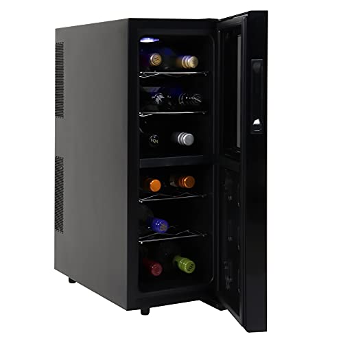 مبرد نبيذ Koolatron Urban Series 12 زجاجة منطقة مزدوجة ، أسود ، ثلاجة نبيذ حرارية ، قبو نبيذ قائم بذاته ، أحمر ، أبيض ، تخزين نبيذ فوار للمطبخ الصغير ، شقة ، شقة ، RV مبرد نبيذ Koolatron Urban Series 12 زجاجة منطقة مزدوجة ، أسود ، ثلاجة نبيذ حرارية ، قبو نبيذ قائم بذاته ، أحمر ، أبيض ، تخزين نبيذ فوار للمطبخ الصغير ، شقة ، شقة ، RV
