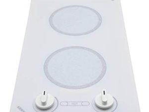 كينيون B49515 6-1 / 2-Inch Alpine 2-Burner Trimline Cooktop with Analog Control UL، 120-volt، White