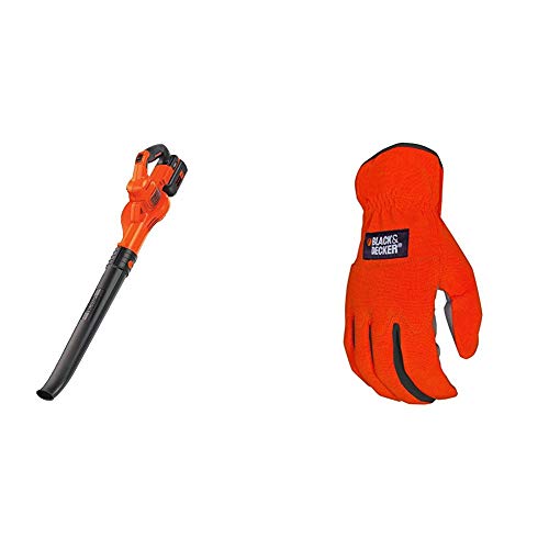 مكنسة لاسلكية BLACK + DECKER 40V MAX مع قفاز سهل التركيب لجميع الأغراض (LSW40C & BD505L) مكنسة لاسلكية BLACK + DECKER 40V MAX مع قفاز سهل التركيب لجميع الأغراض (LSW40C & BD505L)