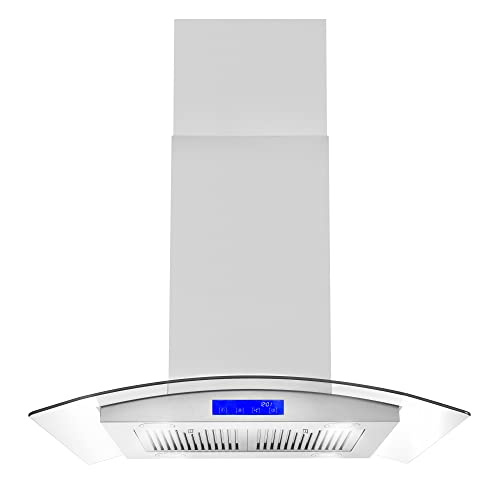 COSMO 668ICS750 30 بوصة شفاط موقد على الجزيرة مع 380 CFM ، أدوات تحكم ناعمة الملمس ، فلاتر دائمة ، مصابيح LED ، حاجب زجاجي مقوى من الفولاذ المقاوم للصدأ COSMO 668ICS750 30 بوصة شفاط موقد على الجزيرة مع 380 CFM ، أدوات تحكم ناعمة الملمس ، فلاتر دائمة ، مصابيح LED ، حاجب زجاجي مقوى من الفولاذ المقاوم للصدأ