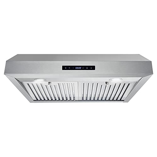 شفاط المطبخ من الفولاذ المقاوم للصدأ COSMO UMC30 تحت الخزانة مع 380 CFM ، مرشحات دائمة ومصابيح LED ، 30 بوصة شفاط المطبخ من الفولاذ المقاوم للصدأ COSMO UMC30 تحت الخزانة مع 380 CFM ، مرشحات دائمة ومصابيح LED ، 30 بوصة