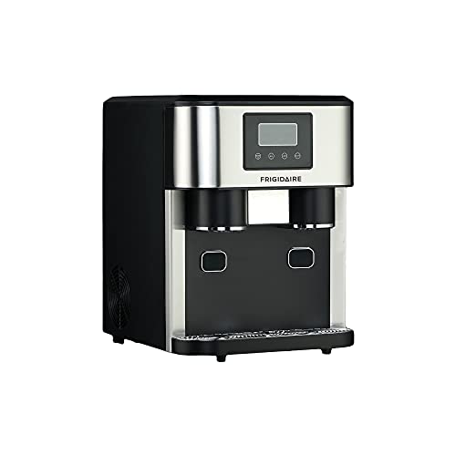 Frigidaire EFIC245-SS EFIC245 3 في 1 سطح الطاولة المقرمش القابل للمضغ على شكل كتلة صلبة كسارة الثلج المزدوجة وصانع المكعب ، يصنع 33 رطلاً في 24 ساعة ، مقاسان ، مع موزع مياه وخط داخلي ، من الفولاذ المقاوم للصدأ Frigidaire EFIC245-SS EFIC245 3 في 1 سطح الطاولة المقرمش القابل للمضغ على شكل كتلة صلبة كسارة الثلج المزدوجة وصانع المكعب ، يصنع 33 رطلاً في 24 ساعة ، مقاسان ، مع موزع مياه وخط داخلي ، من الفولاذ المقاوم للصدأ