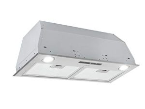 KLARSTEIN Paolo Extractor Hood ، Fan Building Block ، 600 متر مكعب / ساعة من هواء الاستخراج ، فلتر شحوم الألومنيوم ، LED ، التحكم باللمس ، إمكانية إعادة التدوير ، غطاء المحرك السفلي ، فضي فاتح