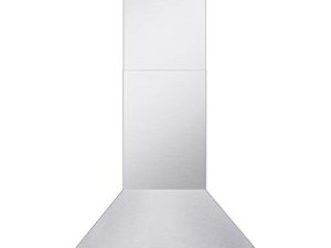 شفاط حائط DKB 30 بوصة من الفولاذ المقاوم للصدأ المصقول مع مصابيح LED 600 CFM