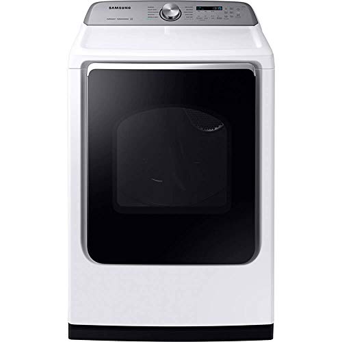 سامسونج DVE54R7200W 7.4 قدم مجفف كهربائي أبيض سامسونج DVE54R7200W 7.4 قدم مجفف كهربائي أبيض