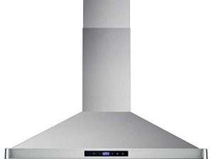 شفاط المطبخ المثبت على الحائط COSMO COS-63175S مع مجرى هواء قابل للتحويل (بدون مجموعة) ، فتحة تهوية موقد على طراز المدخنة ، مصباح LED ، مرشح دائم ، مروحة 3 سرعات من الفولاذ المقاوم للصدأ (30 بوصة)