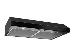 Broan-NuTone BCSEK136BL Glacier Series 36 "Black Under-Cabinet، 300 Max Blower CFM، 1.5 Sones Range Hood