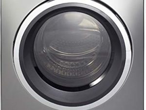 ساميت ابلاينس SPWD2203P 24 بوصة غسالة 115 فولت / مجفف كومبو من البلاتين للاستخدام بدون فتحات ، سعة 2.7 قدم ، شاشة LCD ، 16 دورة غسيل ، 1300 دورة في الدقيقة ، حوض من الفولاذ المقاوم للصدأ ، قفل للأطفال