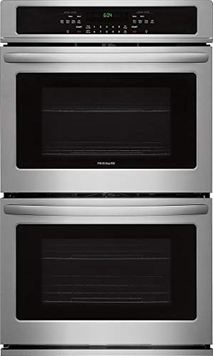 Frigidaire FFET3026TS 30 بوصة 9.2 cu. قدم إجمالي سعة فرن كهربائي مزدوج الجدار مزود بـ 4 رفوف للفرن ، من الفولاذ المقاوم للصدأ