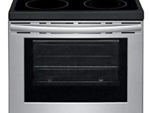 Frigidaire FCRE3052AS نطاق كهربائي قائم بذاته 30 بوصة بسعة 5.3 قدم مكعب للغليان السريع ودرج تخزين أكثر وعناصر قابلة للتوسيع من SpaceWise من الفولاذ المقاوم للصدأ