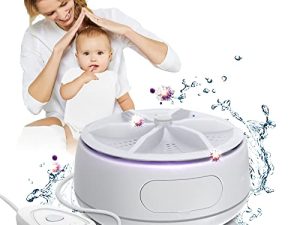 غسالة صغيرة محمولة Usb Mini Washing Machine High Power Turbo Was with 4 Speed Control Remote For Home، Business، Travel، College Room، Rv، Apartment