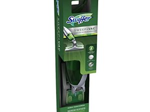 Swiffer Sweep + Vac مكنسة كهربائية بدون كيس ومنظف أرضيات 4 أمبير أخضر قياسي