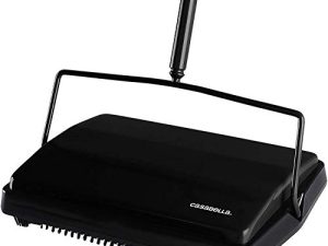 كاسابيلا مكنسة السجاد 11 انش منظف الارضيات الكتروستاتيك - اسود