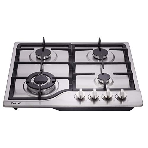 موقد غاز Deli-kit® 24 بوصة LPG / NG ، موقد غاز مزدوج ، 4 شعلات ، موقد غاز من الفولاذ المقاوم للصدأ ، 4 شعلات ، طباخ غاز DK245-A02 موقد غاز Deli-kit® 24 بوصة LPG / NG ، موقد غاز مزدوج ، 4 شعلات ، موقد غاز من الفولاذ المقاوم للصدأ ، 4 شعلات ، طباخ غاز DK245-A02