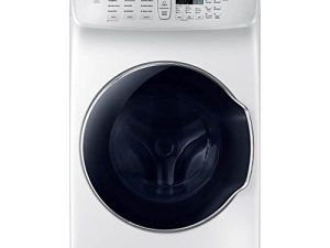 سامسونج WV55M9600AW 5.5 كو. قدم. غسالة بخار FlexWash بيضاء WV55M9600AW / A5