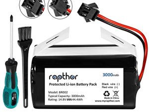 حزمة بطارية بديلة لـ Shark Ion Robot 3000mAh RVBAT700، RV720، RV725، RV750،14.4V / 44.4Wh (3 Prong)