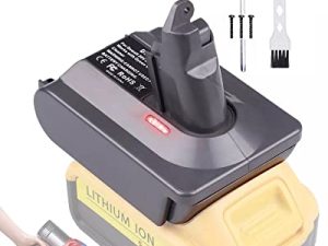 Alian for Dyson V6 Battery ، محول محول لبطارية ليثيوم ديوالت 20 فولت لاستبدال بطارية Dyson V6 21.6V VTC4 DC59 DC61 SV04 SV06 V6 Animal Slim Motorhead المطلقة المحمولة باليد