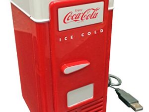 ثلاجة Coca-Cola أحادية العلبة ، حمراء ، ثلاجة صغيرة تعمل بمنفذ USB ، مبرد كهربائي حراري للمكتب ، المنزل ، المكتب ، النوم ، هدية فريدة للطلاب أو عمال المكتب