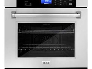 فرن جدار واحد احترافي ZLINE 30 "مع خاصية التنظيف الذاتي والحمل الحراري الحقيقي من الفولاذ المقاوم للصدأ (AWS-30)