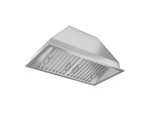 Ancona AN-1313 Chef Series المدمج 34 "Ducted 600 CFM شفاط المطبخ مع مصابيح LED من الفولاذ المقاوم للصدأ
