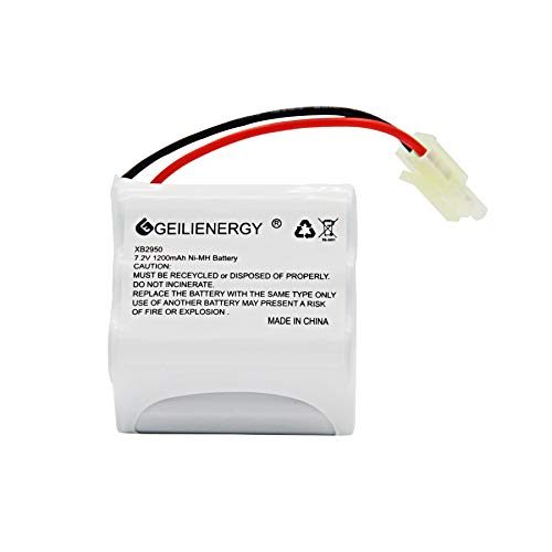 GEILIENERGY (عبوة واحدة) بطارية 7.2 فولت 1200 مللي أمبير في الساعة متوافقة مع مكنسة Shark XB2950 V2950 V2950A V2945Z V2945 للأرضيات والسجاد GEILIENERGY (عبوة واحدة) بطارية 7.2 فولت 1200 مللي أمبير في الساعة متوافقة مع مكنسة Shark XB2950 V2950 V2950A V2945Z V2945 للأرضيات والسجاد