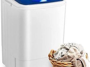 MamaHome DF-X4608-Blue غسالة صغيرة نصف أوتوماتيكية غسالة صغيرة تدور دورة الغسيل ، XPB46-1208-Blue ، أزرق