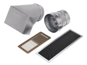مجموعة إعادة تدوير الهواء غير مجاري الهواء Broan 357NDK لـ PM390 Power Pack Range Hood Range ، مجموعة الترشيح بدون مجاري