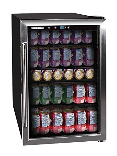 Frigidaire EFMIS155 Beverage Center-126 Cans-Full Stainless Steel، 126-CAN، Stainless Frigidaire EFMIS155 Beverage Center-126 Cans-Full Stainless Steel، 126-CAN، Stainless