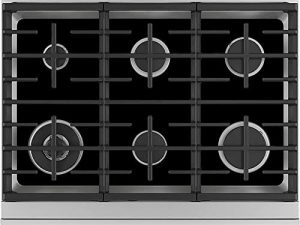 واقي FireFly Home CookTop من أجل General Electric Gas CookTop ، مقاس مخصص رفيع للغاية قابل لإعادة الاستخدام ، غطاء واقي من الانسكاب - CGU366P2TS1
